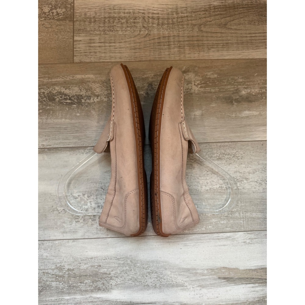 Hush Puppies Leather Loafers Quiet Luxury Women 9 Tan Slip On Old Money Preppy‎ - Picture 11 of 11